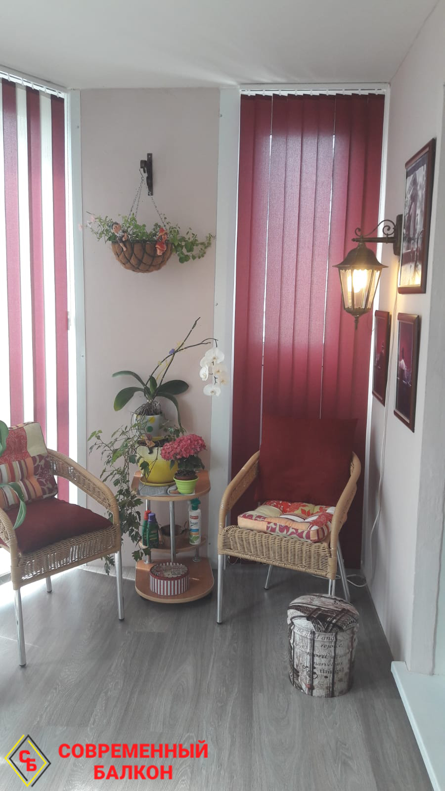 Теплое остекление балкона №22